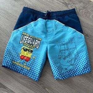 Y2K SpongeBob SquarePants swim trunks